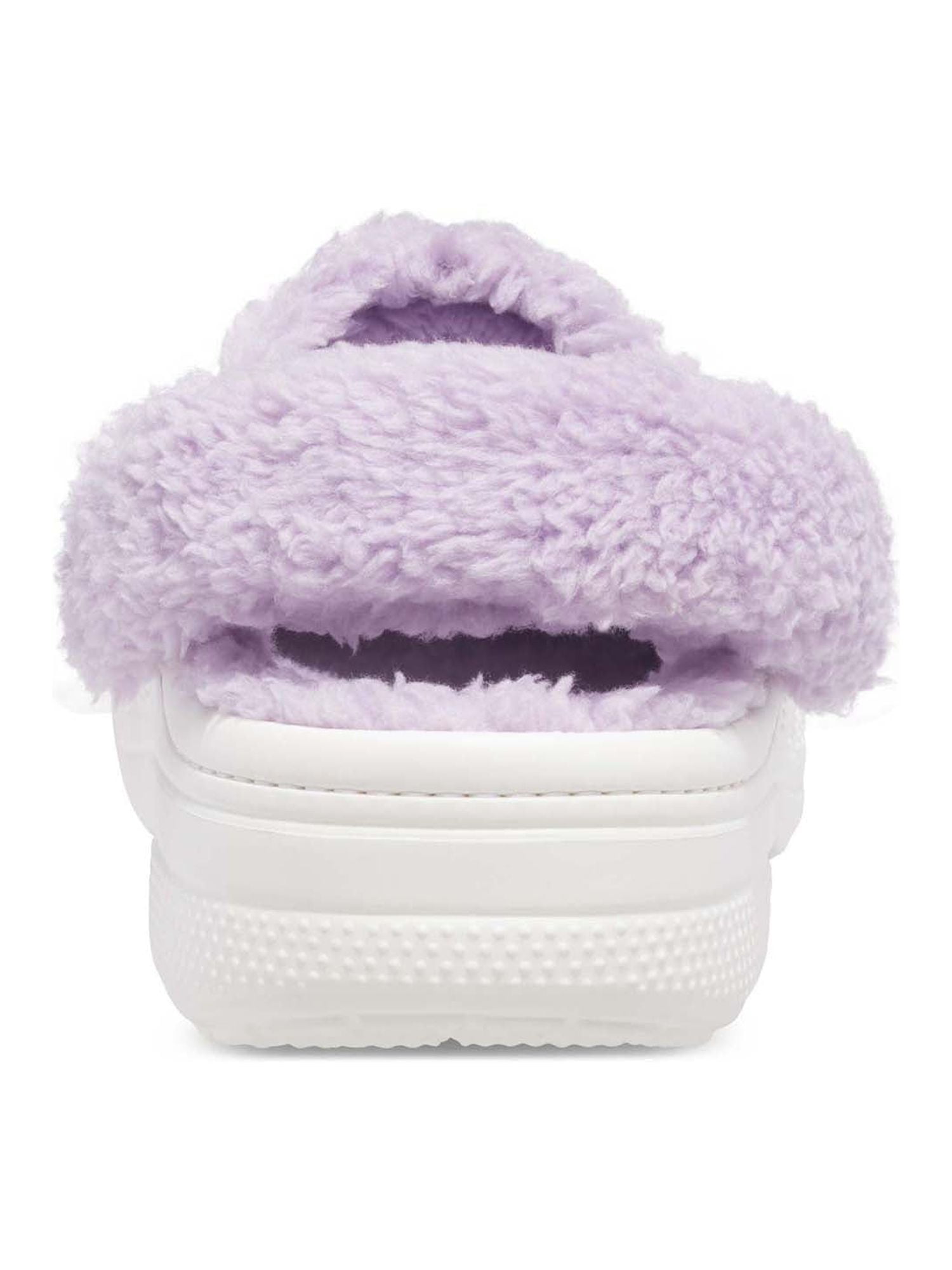 Crocs Unisex Baya Lined Fuzz Strap Clogs