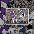thumbnail image 3 of Rompecabezas retro en blanco Soccer de 1000 piezas con póster, 3 of 7