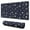 Dark Blue Moon, variant on Long Mouse Pads for Desk,Dark Blue Sun Moon Cloud Star Pattern Desk Mats on Top Of Desks, Desk Mouse Pad Extra Large with 3mm Non-Slip Base and Stitched Edge for Gaming,Office,Work,Home 31.5"x11.8"
