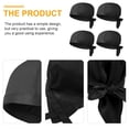 thumbnail image 3 of unbranded 4Ud Cocina Chef Ribbon Negro Para Uso En Restaurante Con Y Confortable, 3 of 8