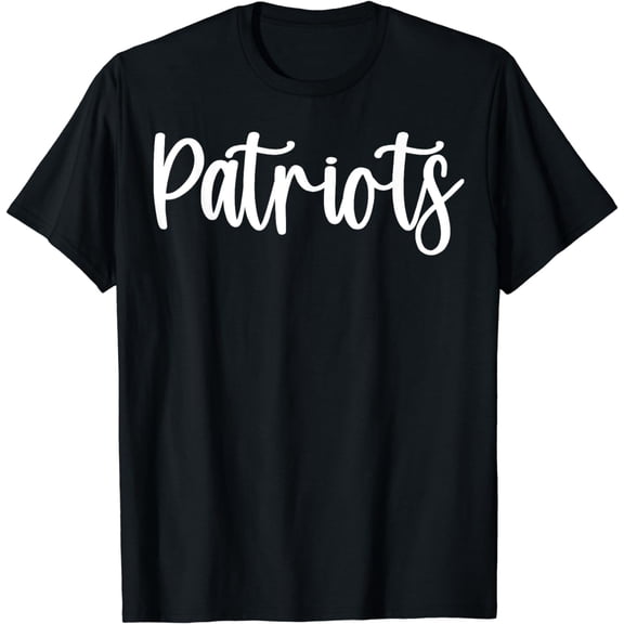 Patriots School Spirit Team Mascot Game Night T-Shirt
