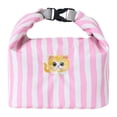 thumbnail image 2 of Clearance Under $5 Striped Insulated Lunch Bag Large Capacity Thermal Tote for Work School Picnic,1PC,Pink, 2 of 4