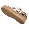 thumbnail image 5 of LUCKY STEP Womens Platform Fashion Sneakers Thick Sole Suede Faux Leather Casual Shoes,Brown Cow Print, 5 of 6