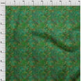 thumbnail image 3 of oneOone Cotton Flex Green Fabric Batik Sewing Craft Projects Fabric Prints By Yard 40 Inch Wide, 3 of 4