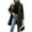 ArmyGreen, variant on Lentta Women's Winter Wool Blend Coat Casual Notch Lapel Mid-Long Double-Breasted Peacoat Jacket Outwear