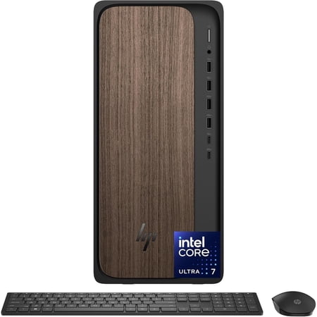 HP OmniDesk Business Desktop - Intel Ultra 7-265, (20 Core, 20 Threads, Beat i9-12900K), 32GB DDR5 RAM, 1TB PCIe SSD, Ultra-Quiet Design, Dual Monitor Support, Ethernet, KB & Mouse, Windows 11