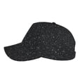 thumbnail image 5 of Fotbe Black Glitter Baseball Cap, Black Glitter Print Dad Hat,Outdoor Hat,Adjustable Sports Cap, Perfect For Activities, 5 of 9