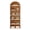 White Brown, variant on Fnova 78" Bookshelf, Farmhouse Tall 8-Tier Arched Bookcase, Wood Display Shelf Book Shelf Organizer for Living Room, Bedroom, Entryway