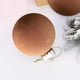 thumbnail image 2 of Xihbxyly Bolas Navideñas de Terciopelo, 15 Piezas de Adornos Flocados para Árbol, 8 Cm de Diámetro, Color Marrón, Fáciles de Colgar, Material Plástico Duradero, Decoración Navideña Versátil, para Árb, 2 of 5