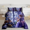 thumbnail image 2 of Manfei Kawaii Princess Bedding Comforter Set for Girls, Dreamy Fairy Tale Twin Comforter Sets, Christmas Tree Gifts Reversible Bedding Set, Super Cozy Room Decor, 2-Piece, 2 of 8