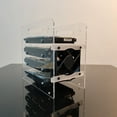thumbnail image 3 of Transparent Hard Disk Bracket Test Bench Case  3.5inch HDD Multiple Layer Accessories, 3 of 8