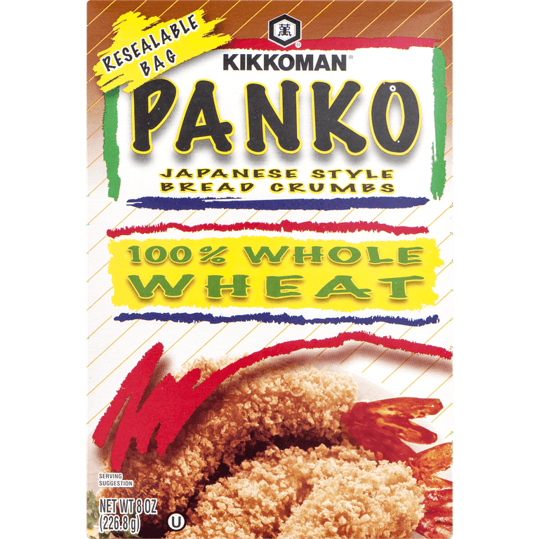 Kikkoman Whole Wheat Panko Bread Crumbs, 8 oz - Walmart.com