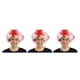 thumbnail image 2 of Vogacara Payaso Peluca Cabello Rizado Pelos sintéticos Aficionados al fútbol Amplia aplicación Fiestas Sombreros Vestir Divertido Inglaterra Type1 NO1, 2 of 6