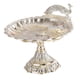 thumbnail image 2 of Bandeja decorativa dorada para servir, redonda, de metal, para frutas, accesorio de mesa dulce. Pequeña plata, 2 of 9