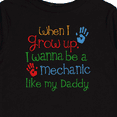 thumbnail image 4 of Inktastic Mechanic like Daddy Boys or Girls Long Sleeve Toddler T-Shirt, 4 of 5