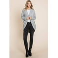 thumbnail image 5 of BOMBOM Open Front Long Sleeve Cocoon Cardigan, 5 of 5