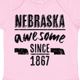 thumbnail image 3 of Inktastic Nebraska Awesome Since 1867 Boys or Girls Baby Bodysuit, 3 of 4
