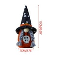 thumbnail image 3 of kladzum Halloween Decorations Stuffed Gnomes Doll Halloween Arrangement Props Doll Pendant Decorations Halloween Pumpkin Witch Doll Pendant, 3 of 6