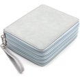 thumbnail image 1 of New PU Leather Colored Pencil Case160 Slots Portable Colored Pencil Box Organizer Grey, 1 of 7