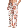 thumbnail image 3 of Kdxio Squirrel And Print Men's Sleep Pajama Pant Lounge Pants with Pockets, 3 of 8