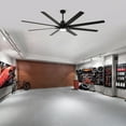 thumbnail image 3 of Tower Fan 84 Inch Large 8 PCS Plywood Reversible Blades Ceiling Fan With Light Kit 3 Color Dimmable LED, DC 6 Speed ,Remote Control Ceiling Fan for Patio Living Room, Bedroom, Office,Indoor.(Matte, 3 of 17