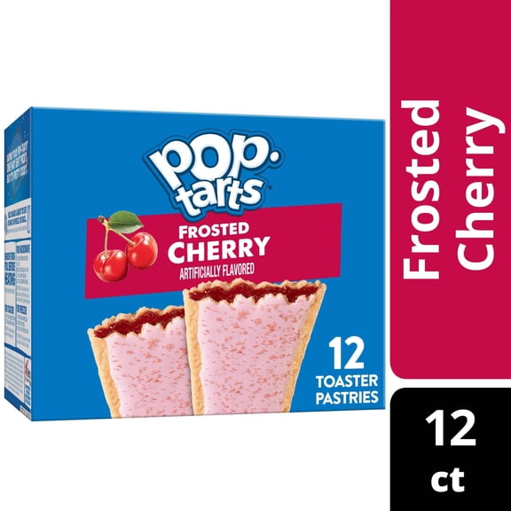 Kellogg's Pop Tarts Frosted Cherry Toaster Pastries, 3.67 oz, 6 pack