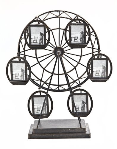 Philip Whitney Rotating Ferris Wheel Six 2x3 Picture Frame 
