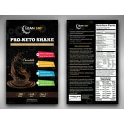 Lean 180 | Pro Keto Shake - Delicious Low Carb, Low Sugar, Clean Protein Shake for Keto and All Diets - 15 Servings