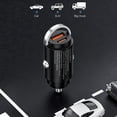 thumbnail image 2 of JcBlaon USB C Car Charger, 2-Port 30W Dual USB-C & USB-A Car Power Adapter PD/QC Fast Charging Cigarette Lighter, 2 of 8