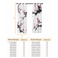 thumbnail image 6 of Pink Plum Blossom Blackout Curtains for Bedroom, Farmhouse Botanical Spring Floral Thermal Insulated Kitchen Drapes with Grommets, Light Blocking Window Treatment, 2 Panels 52" x 96", 6 of 7