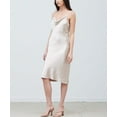 thumbnail image 2 of COWL NECK SATIN DRESS, 2 of 4