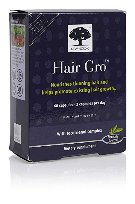 New Nordic Hair Gro, 60 Capsules (Pack of 2) - Walmart.com - Walmart.com