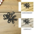 thumbnail image 3 of unbranded 15Ud Compactos De Plástico Negro Para Carpa Exteriores Ideales Para Fijar Y Colgar Objetos, 3 of 8