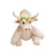 thumbnail image 2 of Juguetes de piscina, juguetes para bebés, juguetes para niños pequeños, vaca de las Tierras Altas de Escocia realista, peluche articulado con pelo largo, muñeca de tela, 2 of 6