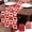 Red-A, variant on Kedshhgu Valentine's Day Heart Love Table Runner, Red White Happy Valentine's Day Seasonal Anniversary Wedding Holiday Kitchen Dining Table Decoration