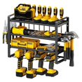 thumbnail image 2 of 4 Layer Power Tool Organizer Wall Mount, Cordless Drill Hanger Storage Rack for Garage Organization, Workshop,, 2 of 8