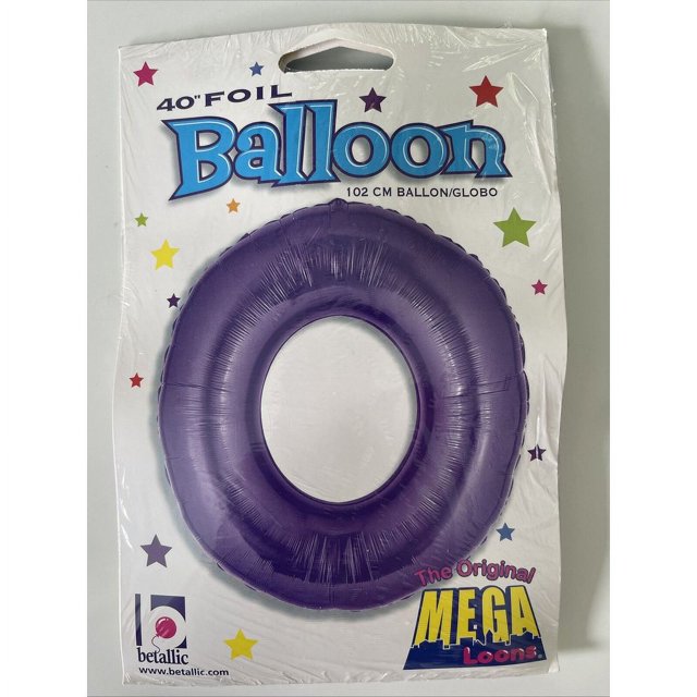 Betallic - Globo Diseño Purpurina Number 0 (Morado)