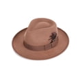 thumbnail image 2 of PULLIMORE Fedora Hats for Men & Women Wide Brim Felt Hat Dress Panama Trilby Hats, 2 of 8
