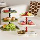 thumbnail image 4 of Retro Jewelry Rack Fruit Plate Dessert Display Rack Desktop Four-Leaf Ornament Storage Rack A, 4 of 4
