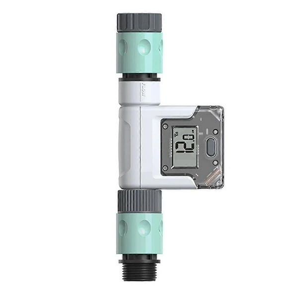 WiFi Water Flow Meter for Garden Hose Smart Water Meter with 4 Flow Modes Real-Time Flow Tracking E