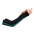 thumbnail image 4 of Caywon Ladies UV Protective Long Sleeve Arm Covering Summer Sun Hand Cover for Outdoor Gardening Outdoors Sports Workouts Sunscreen Arm Sleeves, 4 of 4
