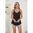 thumbnail image 6 of Summer V-neck Solid Color Sleeveless Casual Camisole For Women, 6 of 8