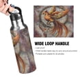 thumbnail image 2 of ALAZA Phoenix with Retro Feather Water Bottle Insulated Flask Stainless Steel Straw Lid 20 oz, 2 of 6