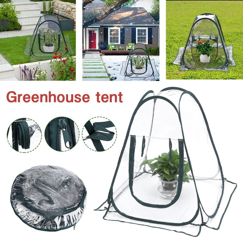 Portable Mini Folding Greenhouses Transparent Garden Plant Tent Mini