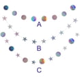 thumbnail image 3 of kurtrusly Disco themed colorful circular paper decal banner, 3 of 9