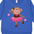 thumbnail image 3 of Inktastic Ballerina Dance Monkey Toddler Sweatshirt, 3 of 4