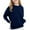 Navy, variant on Ruyang Girls Plain Preppy Sweatshirts Side Pockets Teens Y2K Trendy Sweatshirt Long Sleeve Crewneck Pullover Tops Fall