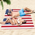 thumbnail image 6 of GZHJMY Beach Towel for Women Girls, American Flag Bath Towel, Oversized Lightweight Sport Towel, 31x51 Inch, 6 of 7