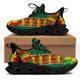 thumbnail image 1 of Zapatillas de deporte informales con cordones y estampado de bandera de Jamaica para mujer, antideslizantes, para actividades al aire libre, 1 of 6