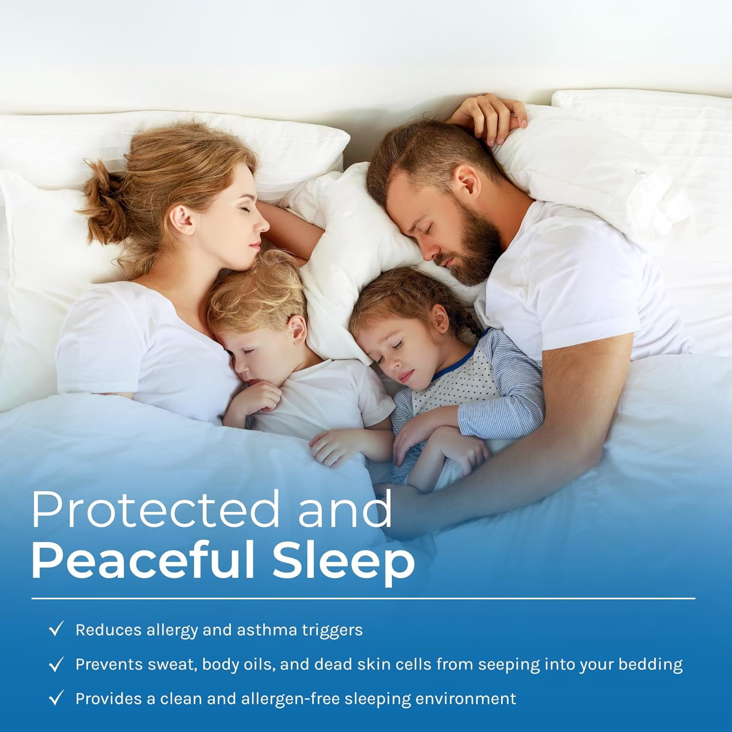 Hygea Natural Luxurious Bed Bug Mattress Protector Cover Zipper Bedding, Waterproof, Twin